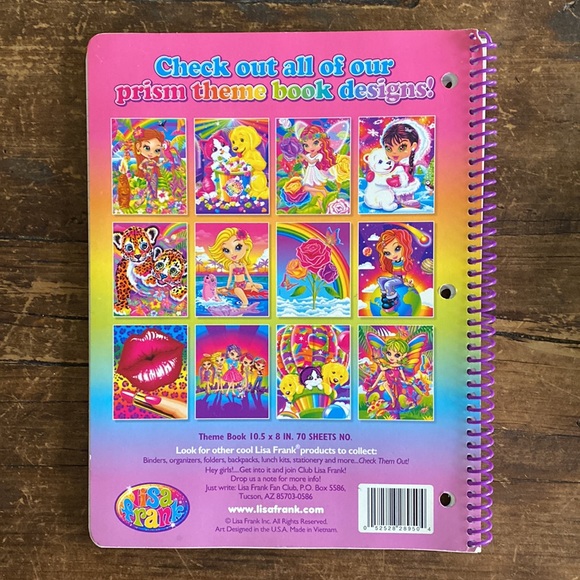 Lisa Frank Surfer Girl Theme Notebook 70 Pages NEW 2003 - Picture 2 of 8